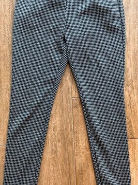 Women’s Houndstooth Slim Dress Pants - Black/Gray